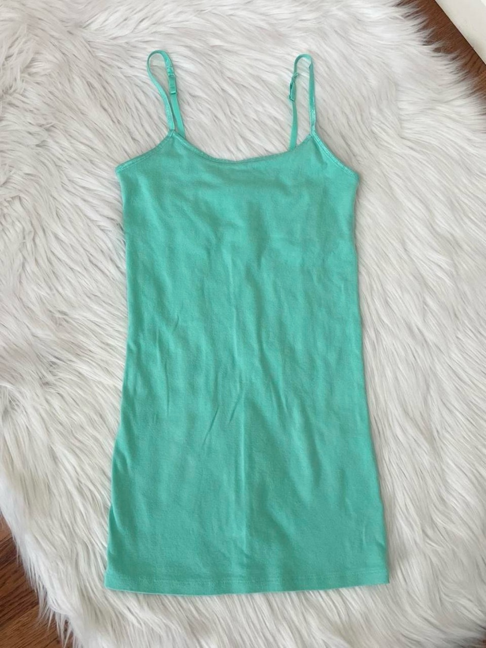 Vintage Y2K seafoam green cami by SO..